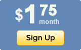Yahoo Web Hosting - $1.75 per month