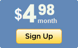 Yahoo Web Hosting - $4.98 per month
