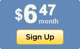 Yahoo Web Hosting - $6.47 per month